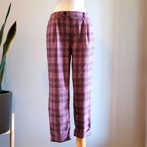 Stradivarius Plaid Pants